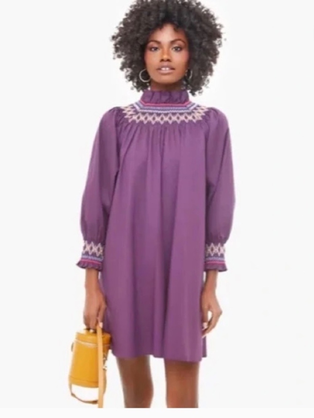 Tuckernuck Pomander‎ Place Plum Smocked Wrenley Dress Size XS